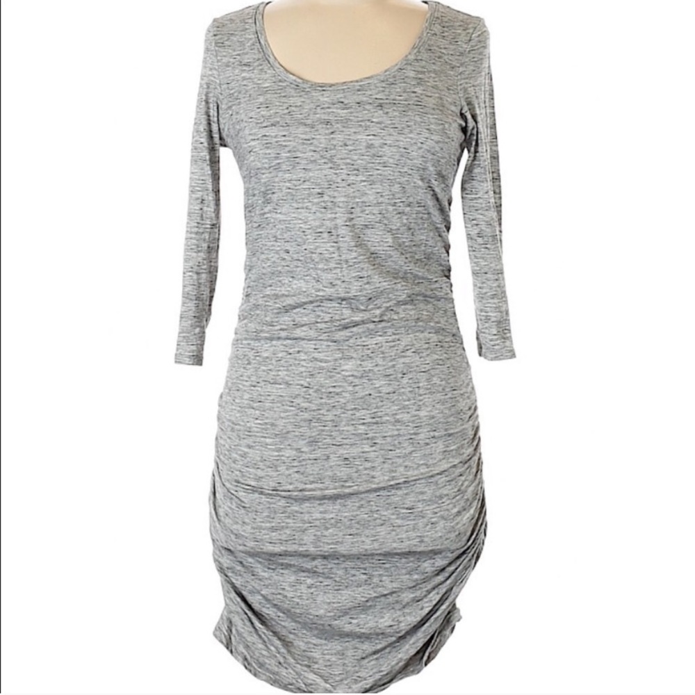 Express ruched t shirt dress